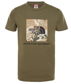 T-Shirt The North Face Youth Box Green