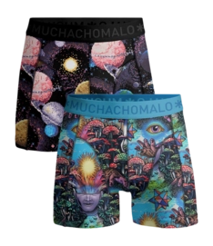 Boxer Shorts Muchachomalo Men Inner Outer Space Print/Print (2-Pack)