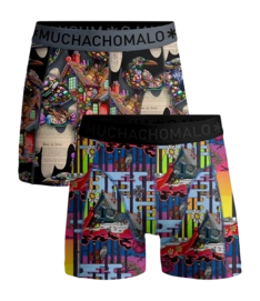 Boxershorts Muchachomalo Redridinghood Hansel Herren Print (2er-Pack)
