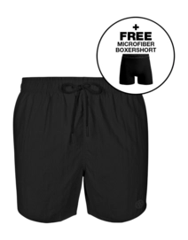 Swimming Trunks Muchachomalo Men Solid Black 25