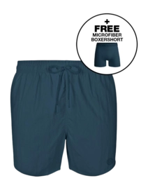 Swimming Trunks Muchachomalo Men Solid Blue 25
