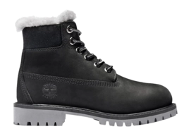 Timberland 6 Inch Premium WP Shearling Lined Boot Black Kinder-Schuhgröße 36