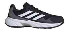 Tennis Shoes Adidas Men Courtjam Control Clay Core Black Cloud White Grey Four