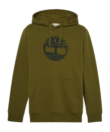 Hoodie Timberland Men Kennebec River Tree Logo Hoodie Dark Olive