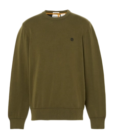 Jumper Timberland Men Williams River Cotton YD Sweater Dark Olive