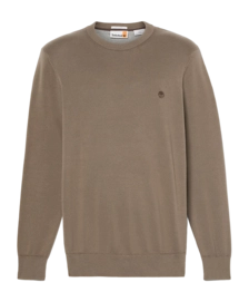 Trui Timberland Men Williams River Cotton YD Sweater Chocolate Chip