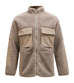 Gilet Peak Performance Homme Heavy Pile Oversized Jacket Avid Beige