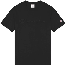 T-Shirt Champion Men Embroidered Script Logo Cotton NBK-M