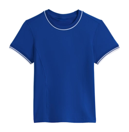 Tennisshirt Wilson Women Team Seamless Tee Royal Blue