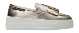 Fred de la Bretoniere Women Vajen Mocca Loafer Metallic Gold