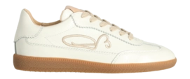 Fred de la Bretoniere Women Pearl Sign Sneaker Patent Off White