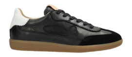 Fred de la Bretoniere Women Pearl Sign Sneaker Snake Black White