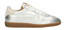 Fred de la Bretoniere Women Pearl Sign Sneaker Metallic Silver