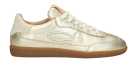 Fred de la Bretoniere Women Pearl Sign Sneaker Metallic Light Gold