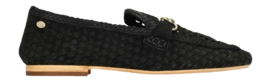 Fred de la Bretoniere Women Jolien Loafer Woven Suede Black