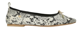 Ballerines Fred de la Bretoniere Femme Idris Balletto Ballerines Imprimé Python Lt Black White