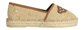 Fred de la Bretoniere Women Mili Lily Espadrille Cappucino Leather Natural
