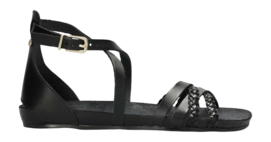 Fred de la Bretoniere Women Nadia Sandal Vachetta Woven Black