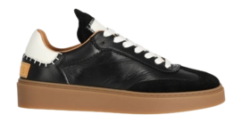 Shabbies Amsterdam Women Bossa Nuovo Leather Black White