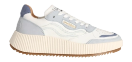 Shabbies Amsterdam Women Chavi Ziggi Sneaker Nubuck White Light Blue