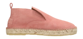 Shabbies Amsterdam Women Elche Lofa Espadrille Suede Soft Pink