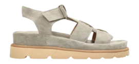 Shabbies Amsterdam Women Wana Sandal Suede Sage Green
