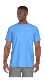 Sports shirt  Nike Men Essential Hydroguard Solid University Blue