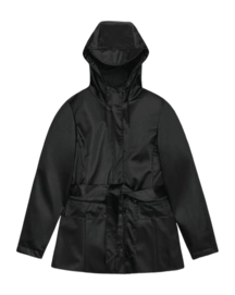 Regenjas RAINS Women Curve Jacket Black Grain