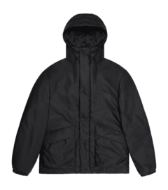 Jas RAINS Unisex Lohja Insulated Cargo Jacket Black