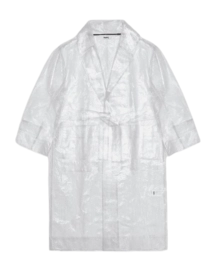 Regenjas RAINS Unisex Snake Overcoat Transparent