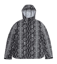 Jas RAINS Unisex Snake Mito Jacket Black