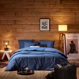 Dekbedovertrek De Witte Lietaer Laura Blue Indigo Flanel
