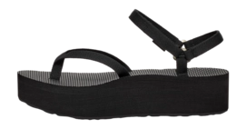 Teva Women Flatform Sandal Slim Black