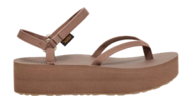 Teva Women Flatform Sandal Slim Caribou