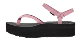 Teva Women Flatform Sandal Slim Lilas Black