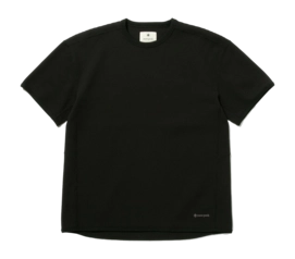 T-Shirt Snow Peak Unisex Dry Waffle Black