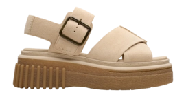 Sandales Clarks Femme Evamar Wish Ecru