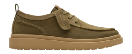 Chaussures à Lacets Clarks Homme Polden Moc Olive