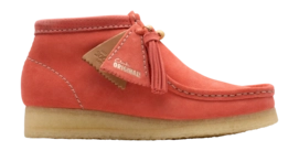 Boots Clarks Originals Women Wallabee Boot Coral
