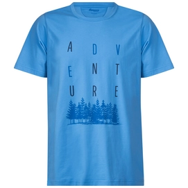 T-Shirt Bergans Homme Adventure Summersky Fjord Dark Steel Blue