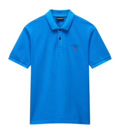 Polo Shirt Shirt Napapijri Men Elbas SS 4 French Blue