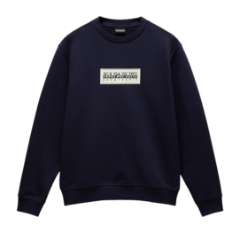 Jumper Napapijri Men Box Logo Crew Blue Marine 25