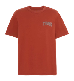 T-Shirt Timberland Short Sleeve Chest Timbs Graphic Tee Burnt Henna