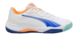 Padelschoen PUMA Unisex NOVA Smash PUMA White Vivid Blue Heat Fire Black