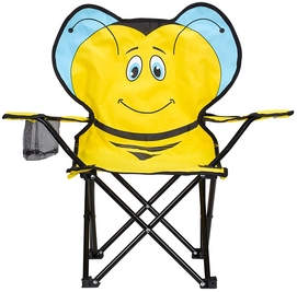 Chaise de Camping Abbey Animal Comic Yellow Black Blue White