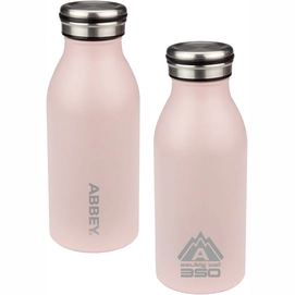 Thermosflasche Abbey Doppelwandig Victoria Light Rose Sillber (0,35L)
