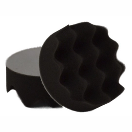 Wafelpad Velcro Mop Zwart 80mm System123