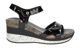Sandaletten Panama Jack Damen Nica Sport B14 Charol Black