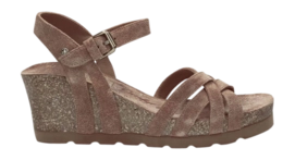Sandaletten Panama Jack Vera B5 Damen Velour Stone