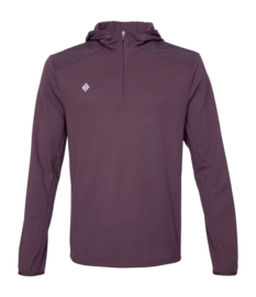 Sporttrui JDH Men Hooded Midlayer Plum